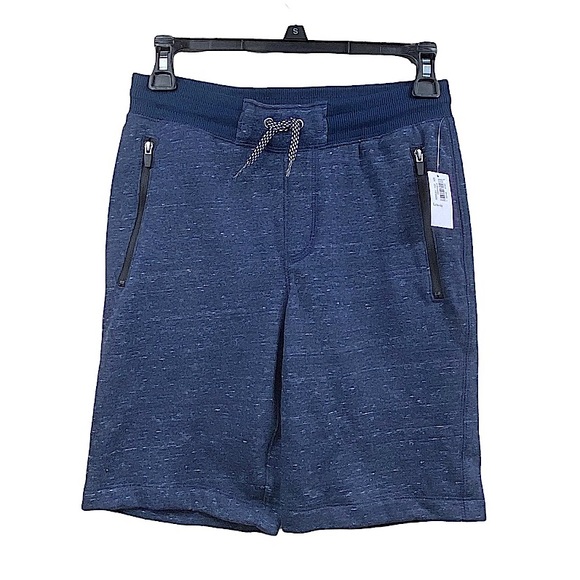 NWT Old Navy Elevated Fleece Jogger Short Navy Stretch Performance Sweat Shorts - Picture 6 of 16